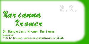 marianna kromer business card